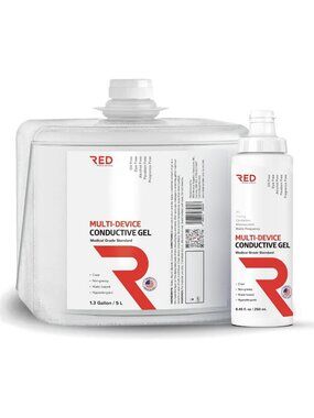 5L Clear Conductive Gel - 96% Organic for Ultrasound, Microcurrent, RF & TENS